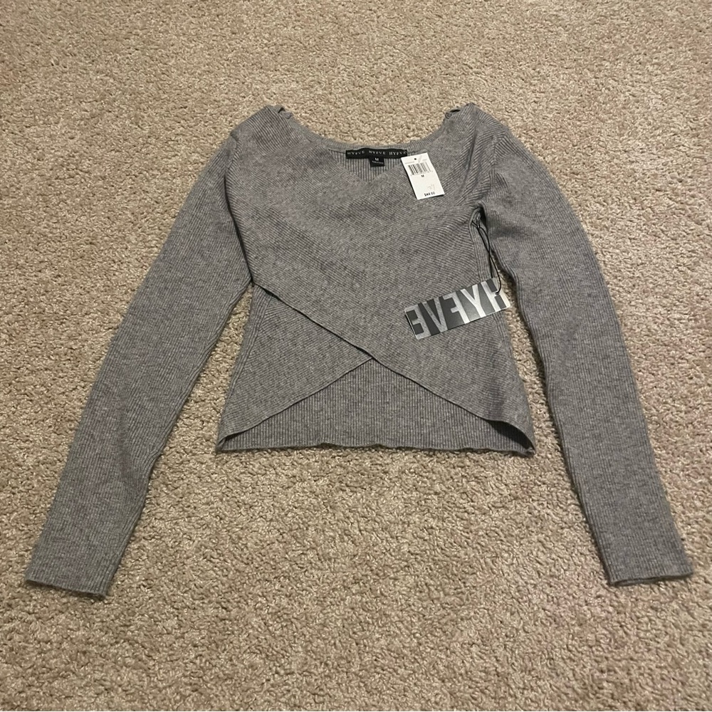 BNWT hyfve criss cross sweater